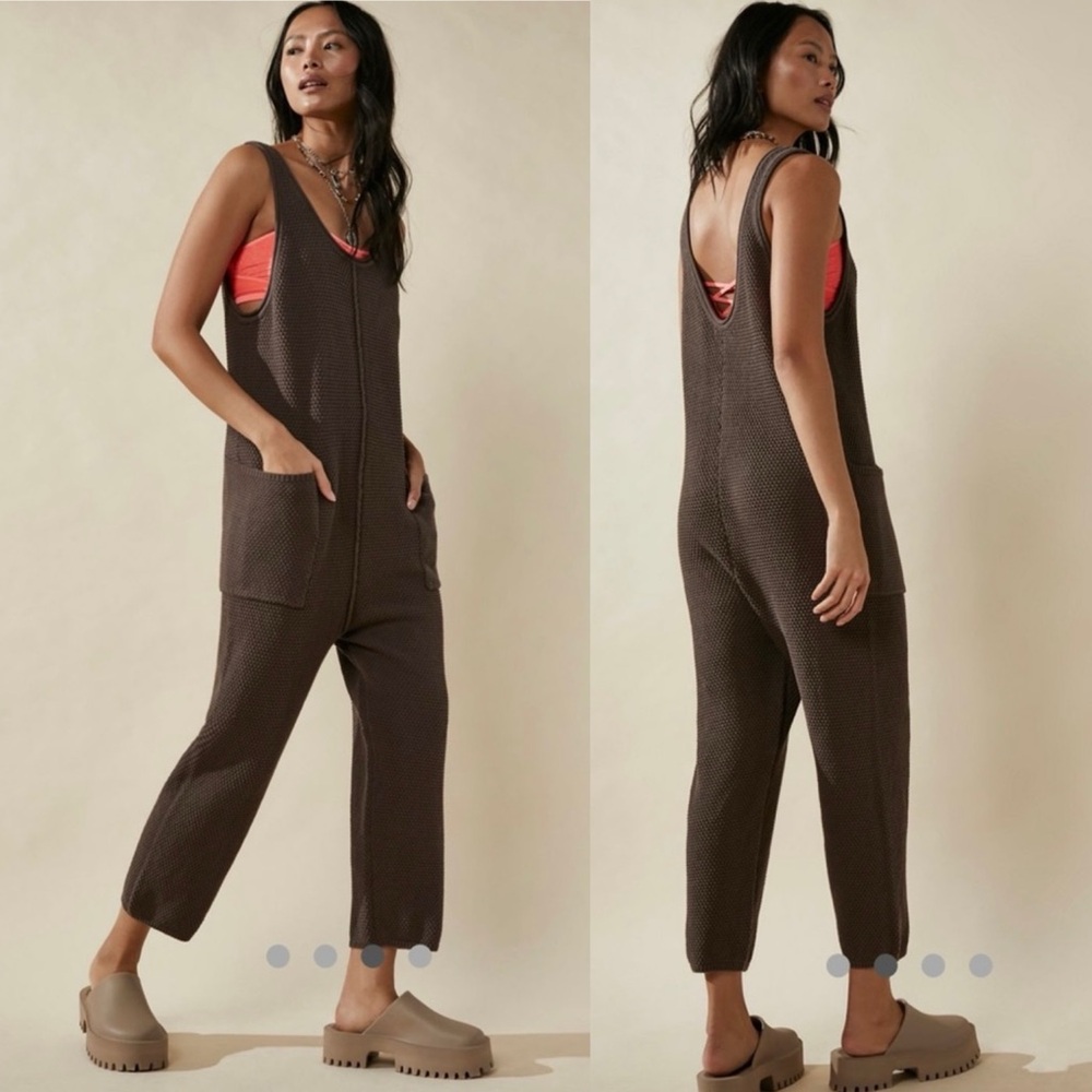 Free People Hailee Sweater Jumpsuit